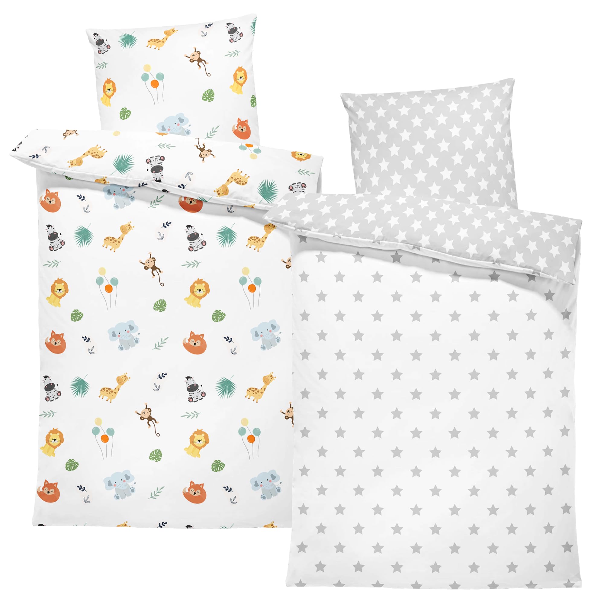 Totsy Baby - Funda nórdica Infantil (90 x 120 cm), diseño de Erizo para niños, Almohada de 60 x 40 cm, algodón — view 11