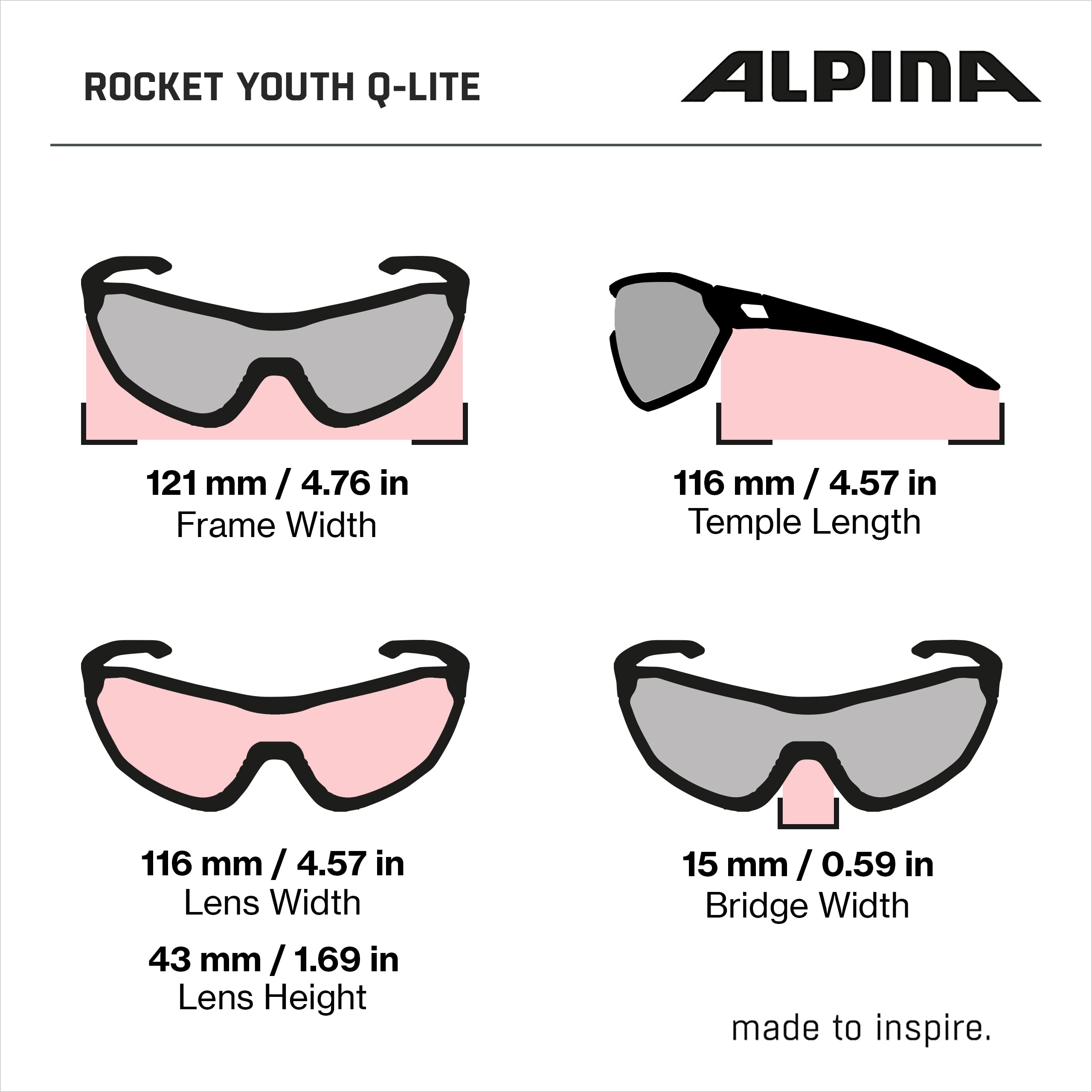 Occhiali Da Sole ALPINA Rocket Youth – Maschera MTB Leggera Con Lenti Specchiate Per Giovani Biker