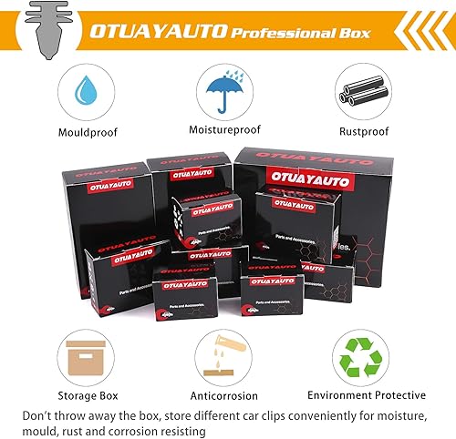 Vista 23 de OTUAYAUTO 100 clips de revestimiento de guardabarros, repuesto para Dodge Avenger 08-14, Challenger 08-15, Jeep Grand Cherokee 05-15, cierre de Clip
