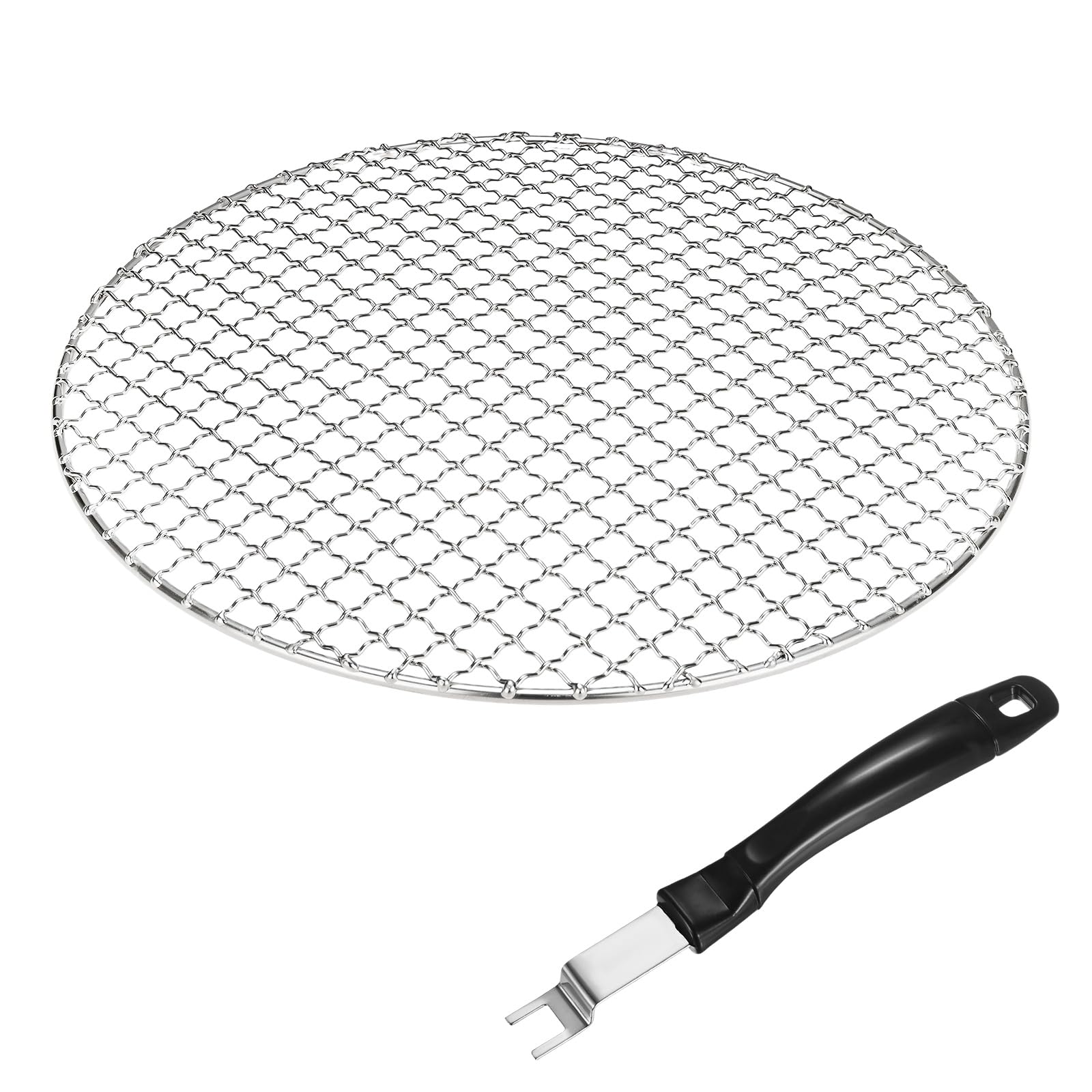 M METERXITY 2-Pack Cooling Racks 12" Round 201 Stainless Steel, Silver