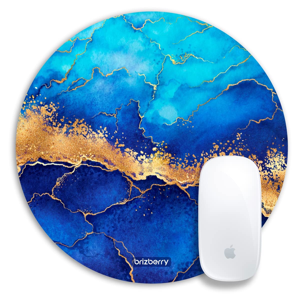 ARTBRIZ Brizberry Mouse Pad, Large Printed Waterproof Anti Skid Rubber Base for Desktop Laptop PC Office Gaming 240 X 240 X 3 mm [20% Larger] (Marble Texture 5, Pack of 1) (B097YMRGYY) Amazon Price History, Amazon Price Tracker