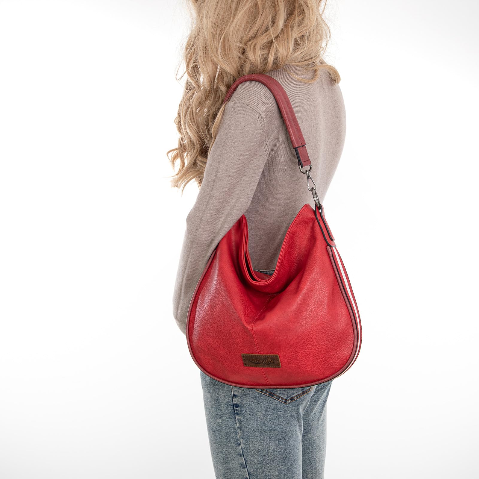 Wrangler Hobo Bags Large Crossbody Bag for Women Shoulder Purse Handbags with Adjustable Strap