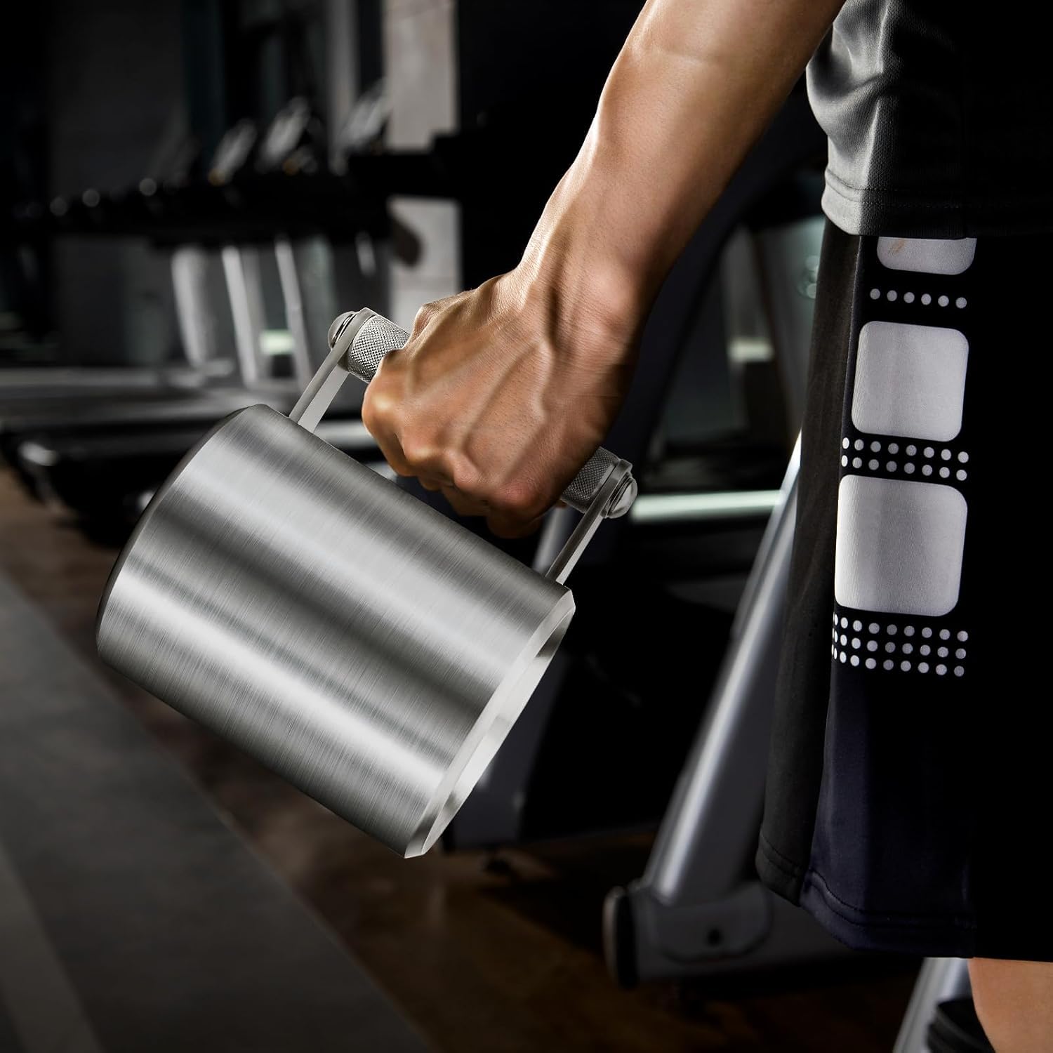 Schwerer Becher, 10 kg Edelstahlbecher, super schwerer Kurzhantel, Fitness, Sport, Fitnessstudio, Training, Kaffeeliebhaber, Geschenk