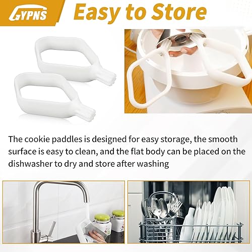 Miniatura 5 de Paletas de galletas para máquina de cocina universal, paletas de agitación compatibles con mezclador de soporte Universal Plus y destornilladores