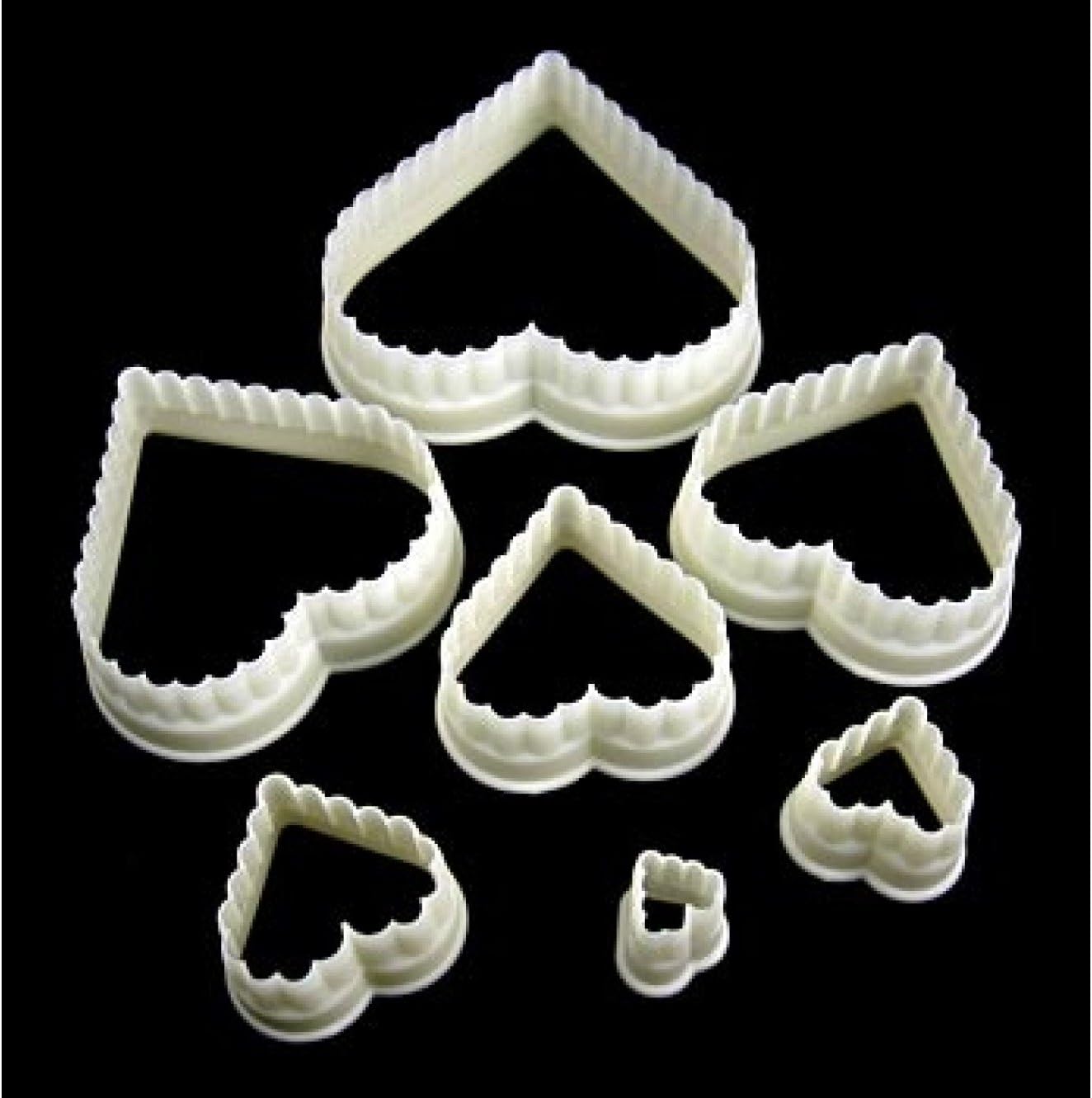 Debuyer WPT5501 Putty Remover, Heart Gizza, Resin, France, 7 Pieces Set