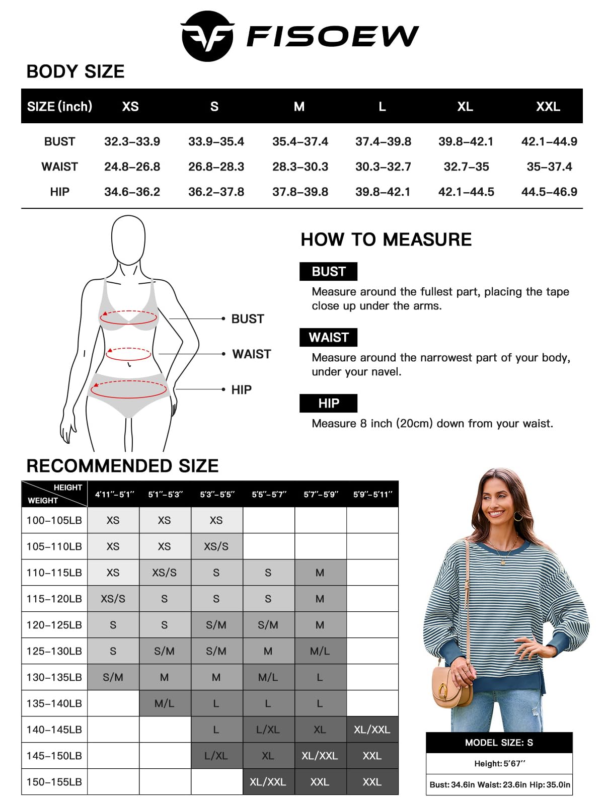 Fisoew Women's Fall Oversized Sweatshirt Casual Waffle Knit Long Sleeve Crewneck Split Pullover Tunic Tops