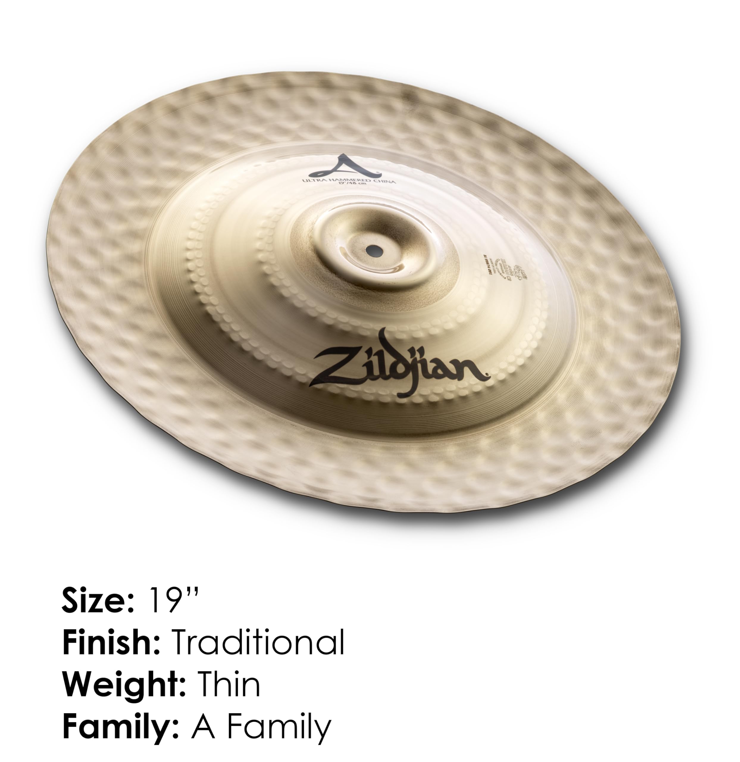 Zildjian A Zildjian Series - 19" Ultra Hammered China Cymbal Mehrfarbig