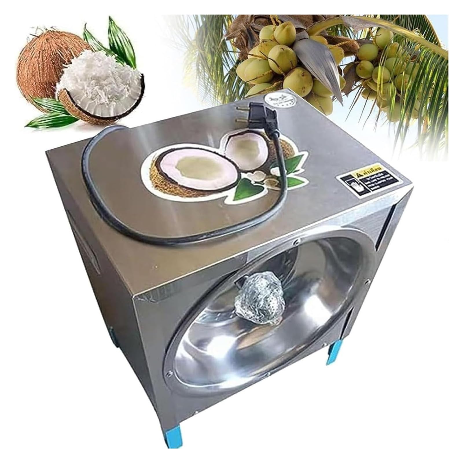 Rallador de eléctrico de 300 W, picador raspador for restaurantes y panaderías, rallador de grado comercial for confiterías
