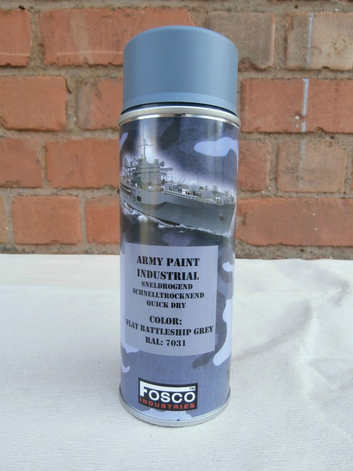 Army/Military Spec Spray Paint Cans- 400ml- (Battleship Grey)