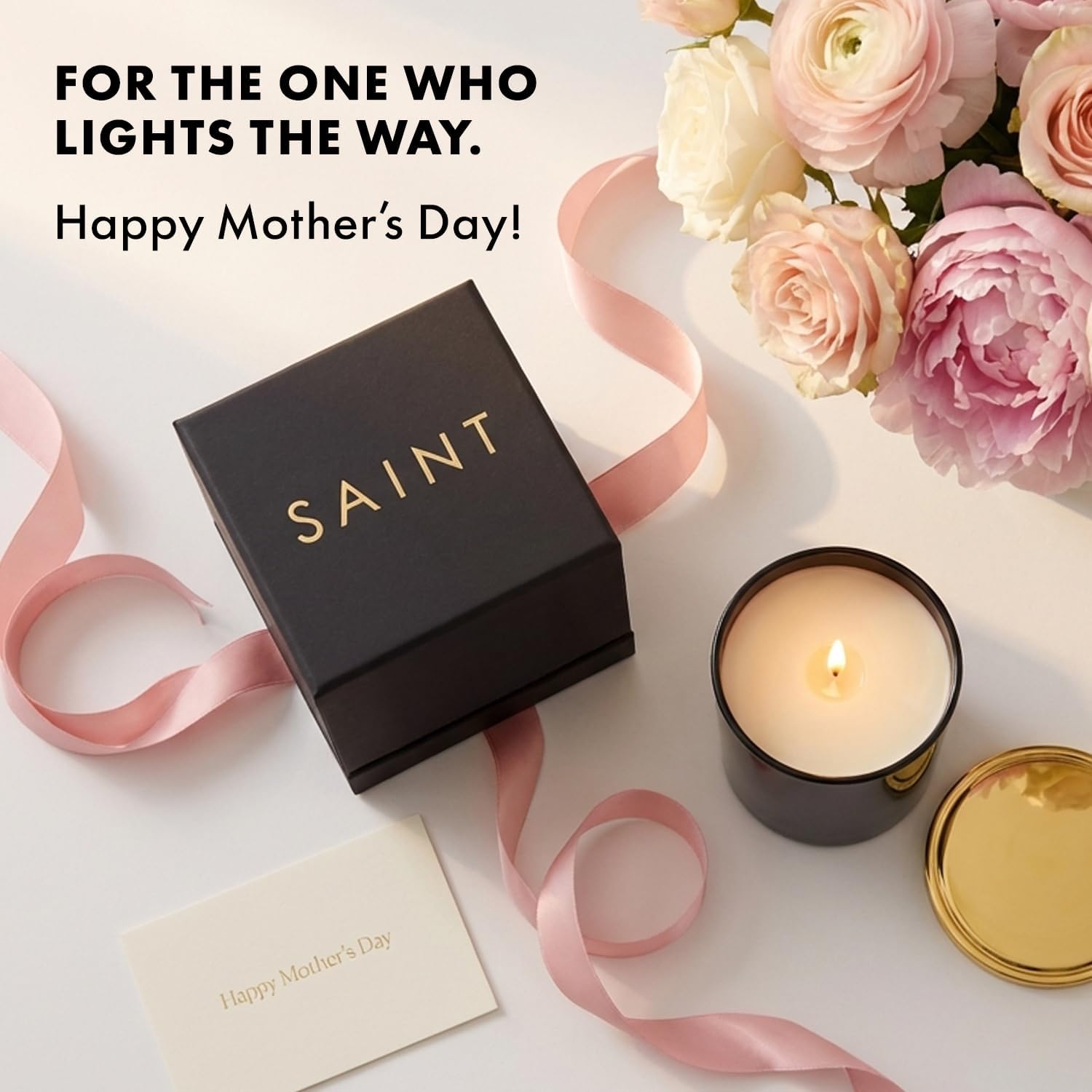SAINT Dymphna Scented Candle with Prayer and Prayer Coin, Saint of Stress, Anxiety, and Mental Health, Soy Coconut Aromatherapy Candle with 50 Hour Burn Time