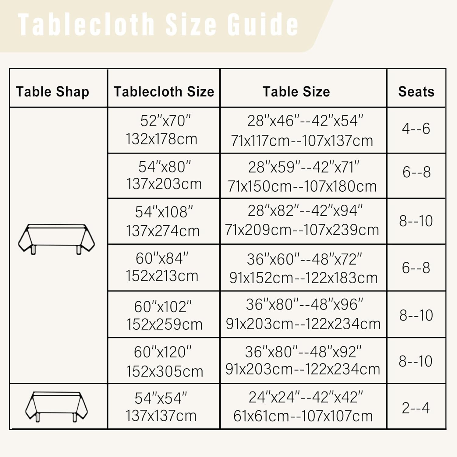 DWCN Rectangle Faux Linen Tablecloth - Textured Waterproof Spill-Proof Wrinkle and Stain Resistant Table Cloth Decorative Fabric Farmhouse Table Cover for Kitchen Dining, 60 x 120 Inch, Champagne