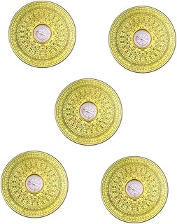 NOLITOY 5 Peças Bússola Feng Shui Ba Gua Espelho Feng Shui Lo Pan Ferramenta Bagua Feng Shui Decorações Bandeja Itens De Decoração Decorações Chinesas Decoração De Carro Fengshui