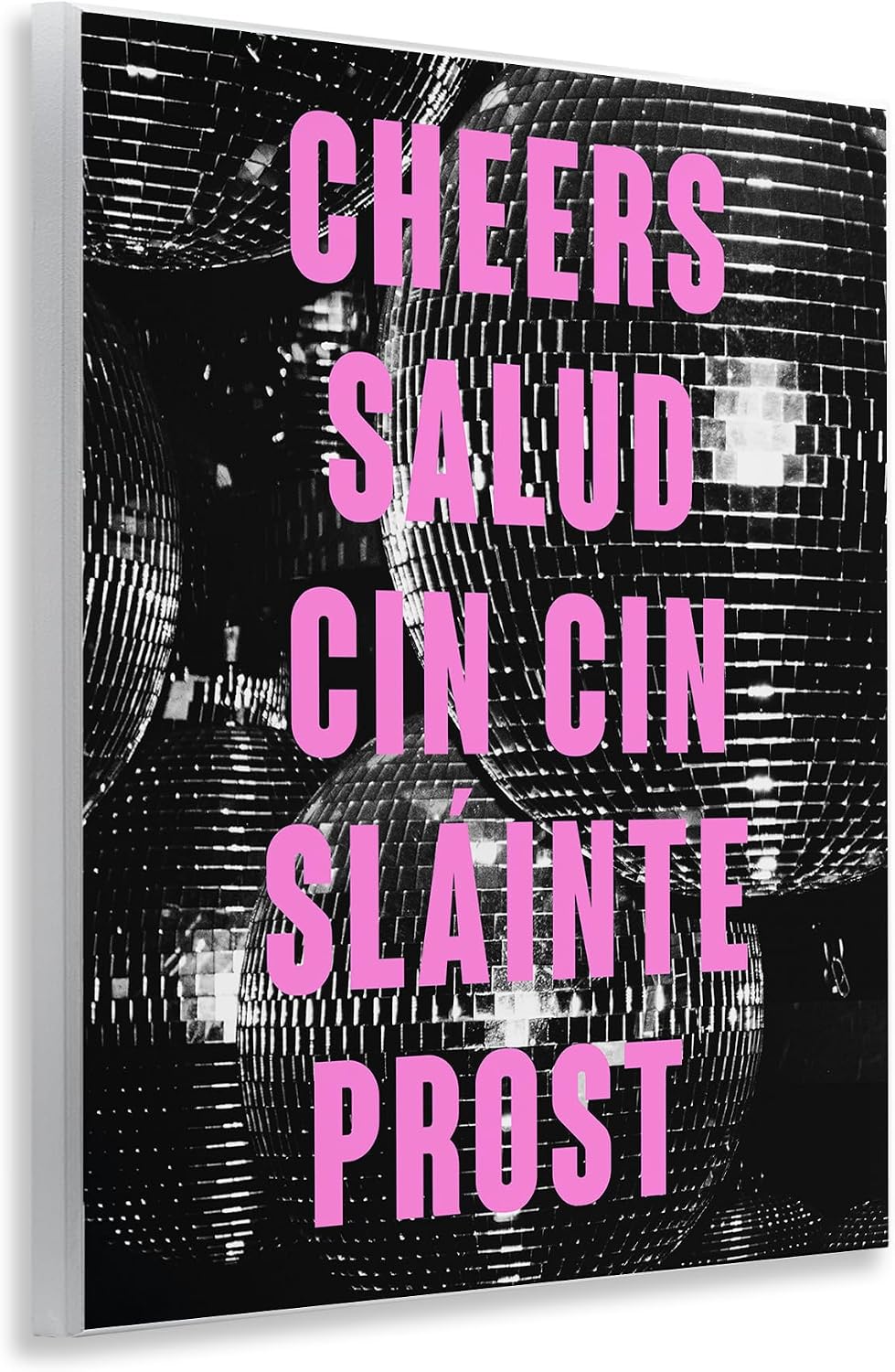 Stupell Industries 'Cheers Various Languages'| Wall Plaque Art | Stupell Industries | 11 x 14 Inches, Easy to Hang and Sturdy, Made in USA, by House of Lulu