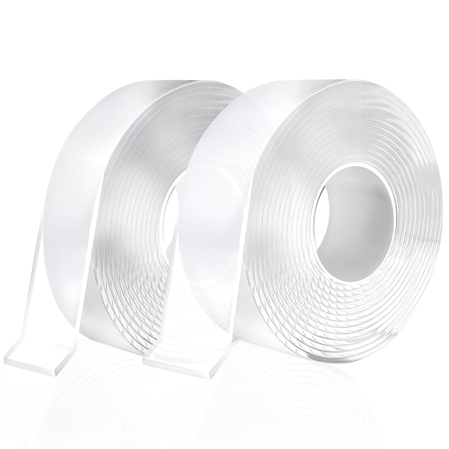 2 Pack Doubel Sided Tape Heavy Duty, No Residue Clear Double Sided Mounting Tape,Two Sided Adhensive Nano Tape for Walls,Carpet,Posters,Dorm Room Essentials Teacher Must Haves(9.84 ft) 2 Pack Doubel Sided Tape Heavy Duty, No Residue Clear Double Sided Mounting Tape,Two Sided Adhensive Nano Tape for Walls,Carpet,Posters,Dorm Room Essentials Teacher Must Haves(9.84 ft)