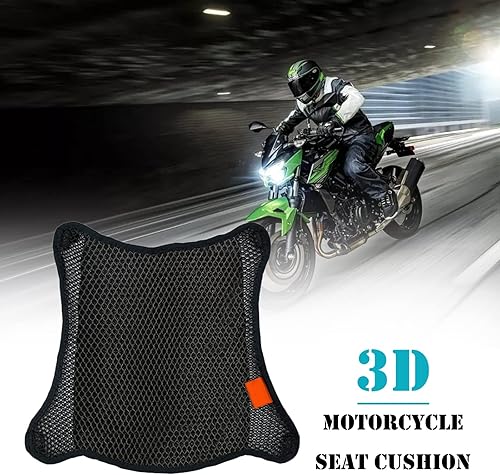 Miniatura 9 de Gift2u Funda de asiento refrescante para motocicleta, 24.8 x 14.1 pulgadas, funda de asiento de motocicleta, cojín de asiento de motocicleta, fundas