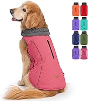 Vista 11 de EMUST Abrigos de invierno para perro, ropa de forro polar para mascotas para clima frío, estilo británico, chaqueta cálida a prueba de viento