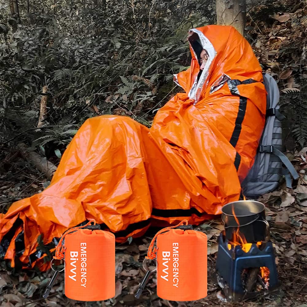 Sacco A Sopravvivenza ELUTENG - 2 Pezzi Con Fischietto, Leggero - Foto 5