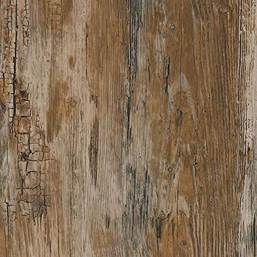 d-c-fix 346-0478-4PKA - Película autoadhesiva decorativa, madera rústica, rollo de 17 x 78 pulgadas, paquete de 4 con aplicador