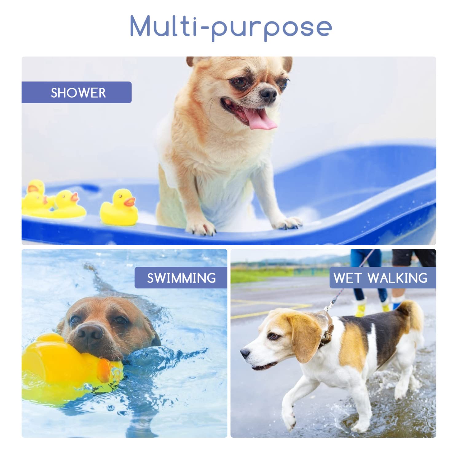 Nobleza Accappatoio per Cani e Gatti in Microfibra Con Velcro, Super Assorbente e Ad Asciugatura Rapida, Cinque Taglie, Morbido Asciugamano (S)