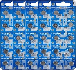 Renata 373 SR916SW Batteries - 1.55V Silver Oxide 373 Watch Battery (50 Count)