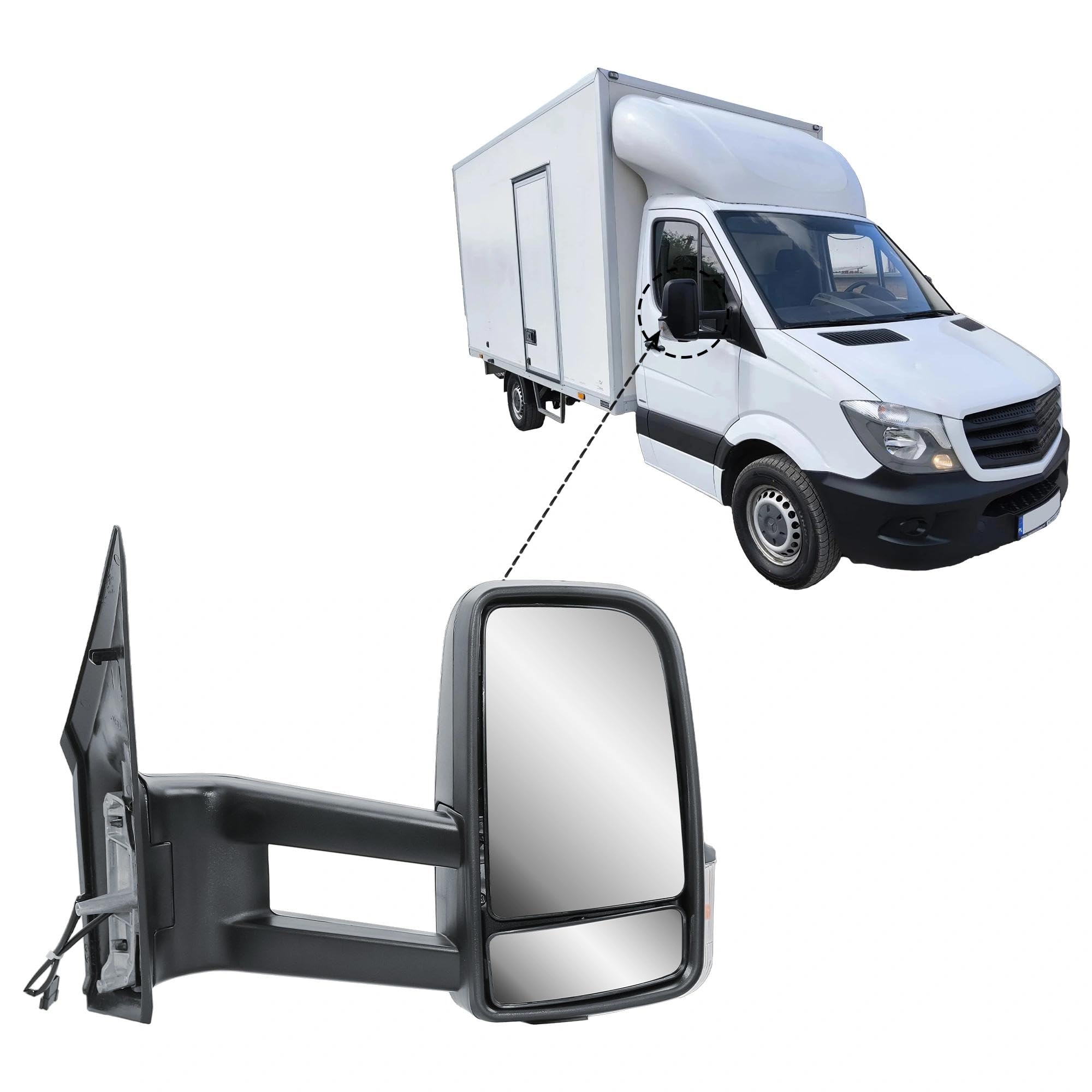 Specchietto retrovisore esterno destro per Mercedes Sprinter W906 2006-2018