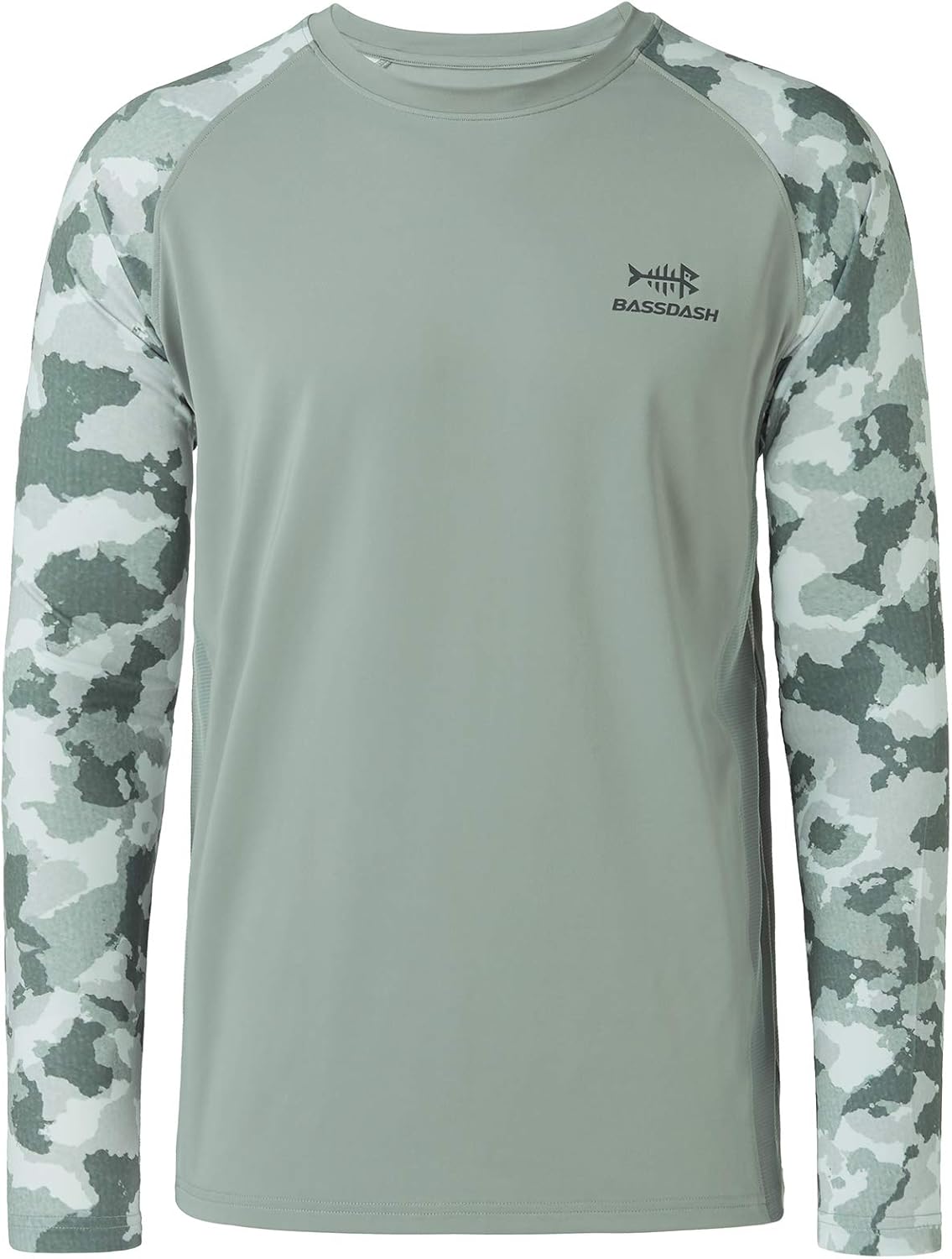 BASSDASH UPF 50 Fishing Tee for Men Camo Long Sleeve Shirt Quick Dry Sweatshirts - Image 2