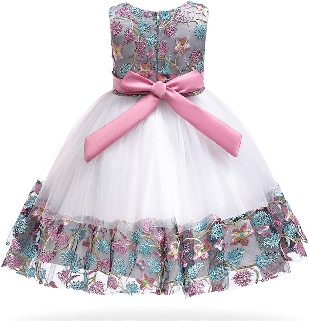 12M-8T Toddler Pageant Flower Girl Lace Dress Little Girls Party Wedding Formal Dresses - Image 2