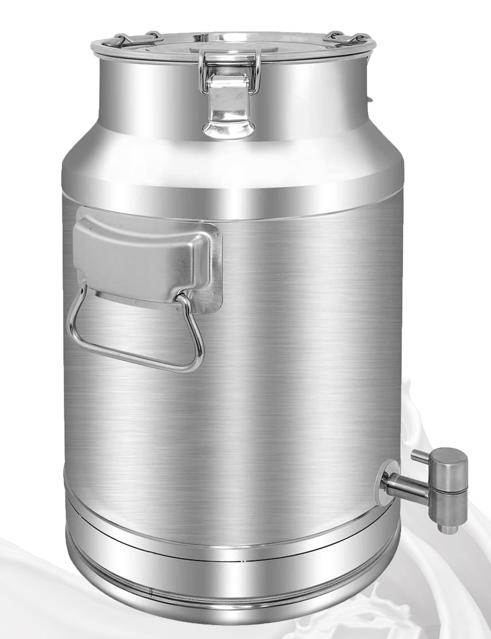 Pot à lait en acier inoxydable 14L avec robinet pour jus et vin