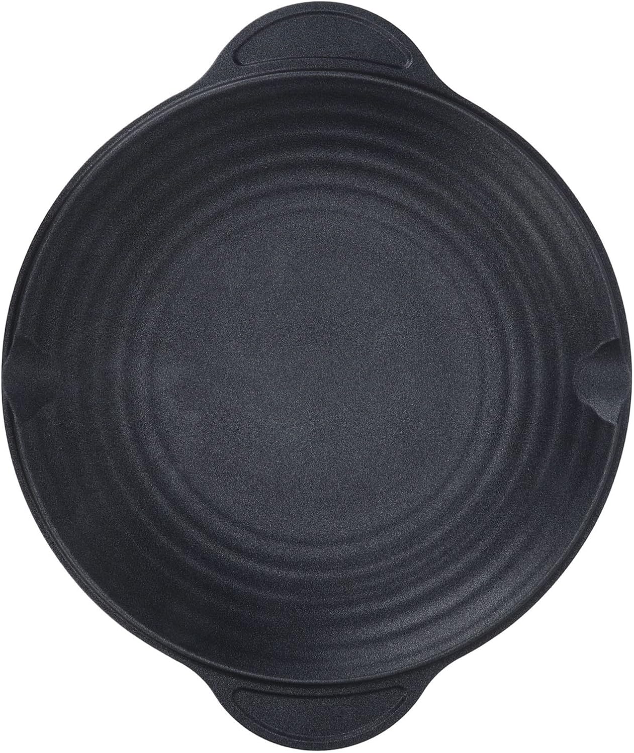 Grill Pan, Aluminum Alloy Multifunctional Grill Pan with Non stick Round Design Stove Top Grill Pan Portable BBQ Stove Accessory for Pork Belly Pancake Fried Rice (34CM)