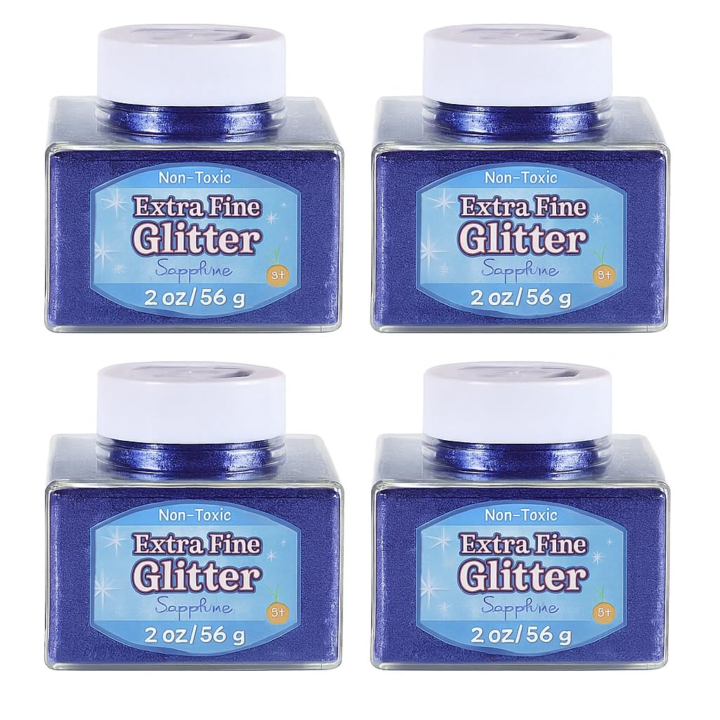Advantus Sapphire-Fine Glitter 2 Ounce, Acrylic, Multicolour