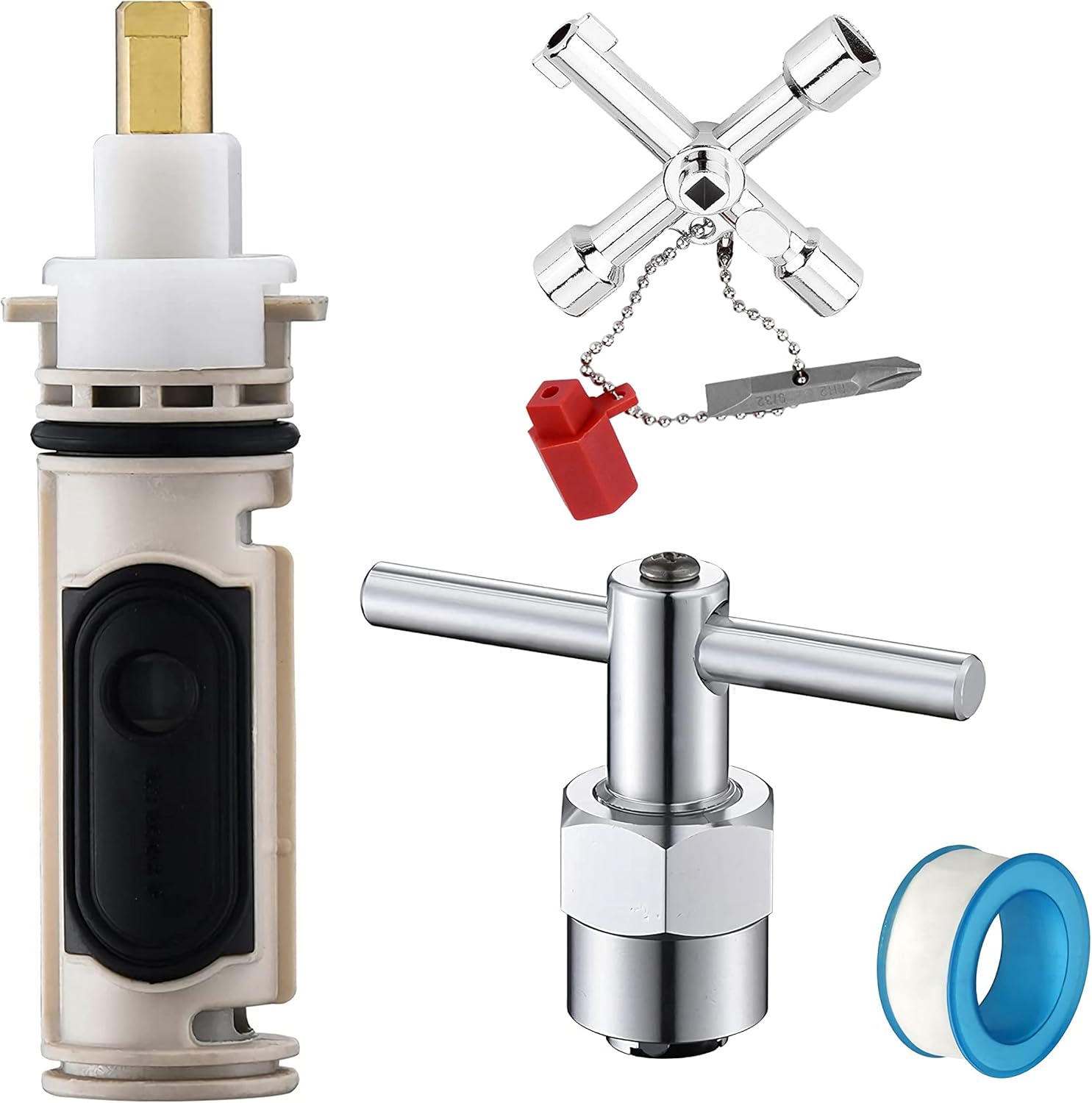 1222 Replacement Cartridge and Puller with 4 in 1 Universal Utilities