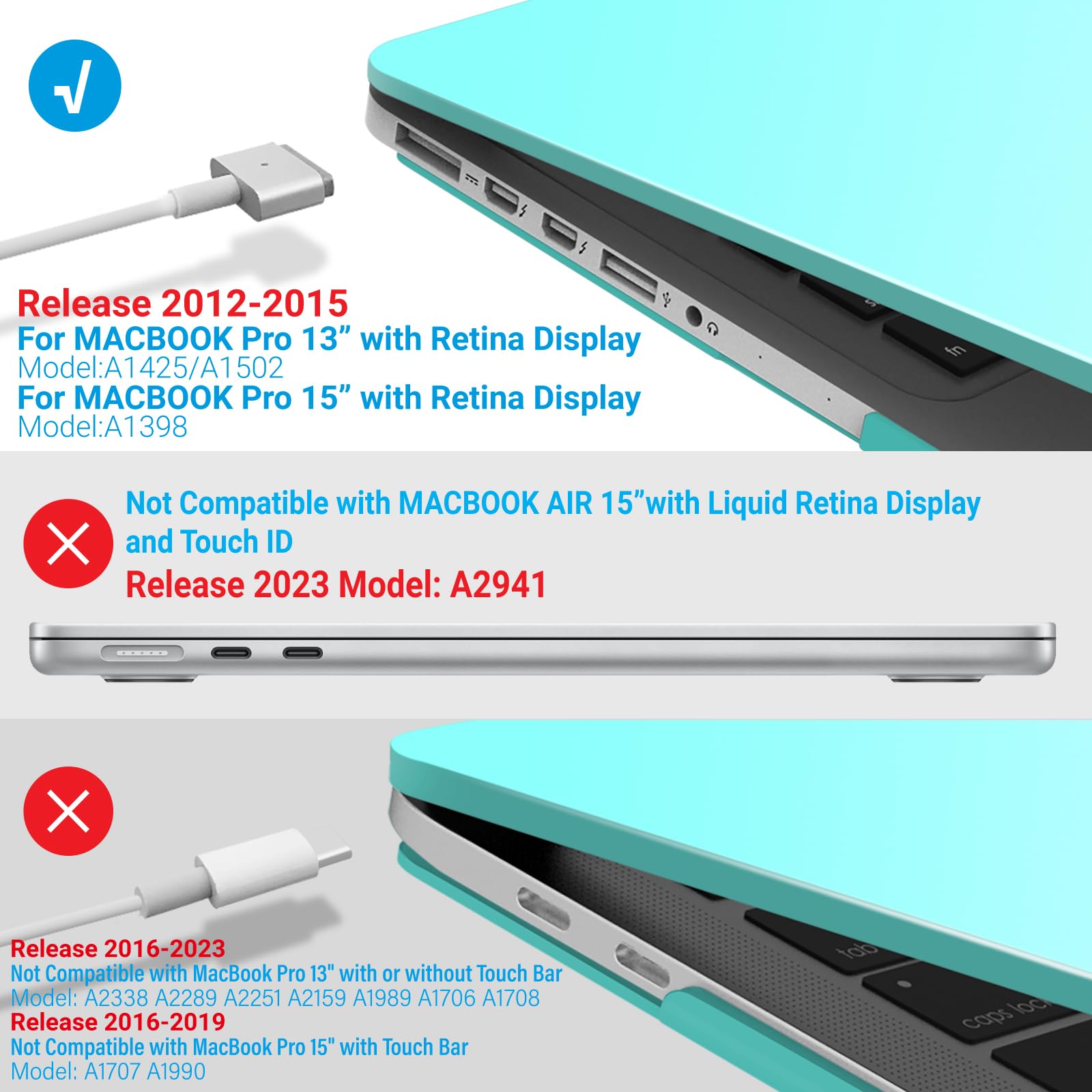 Amazon.com: IBENZER Compatible with MacBook Pro 13 Inch Case