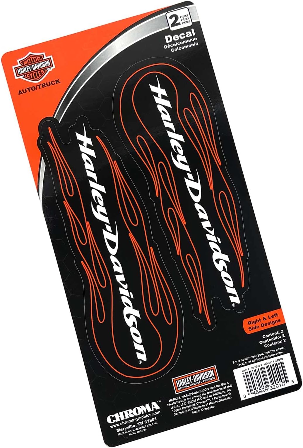 Amazon.com: Flame Decals for Harley Davidson Sportster & All ...