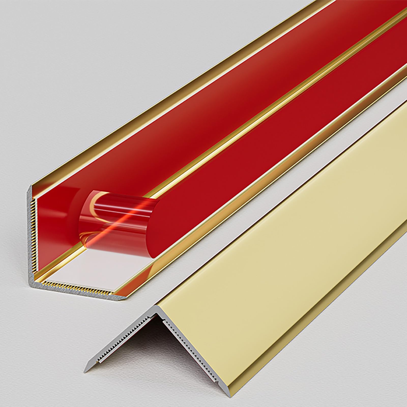 Door Floor Threshold Transition Strip, Multicolor Edging Transition Corner Threshold Strips for Tile Wood Laminate