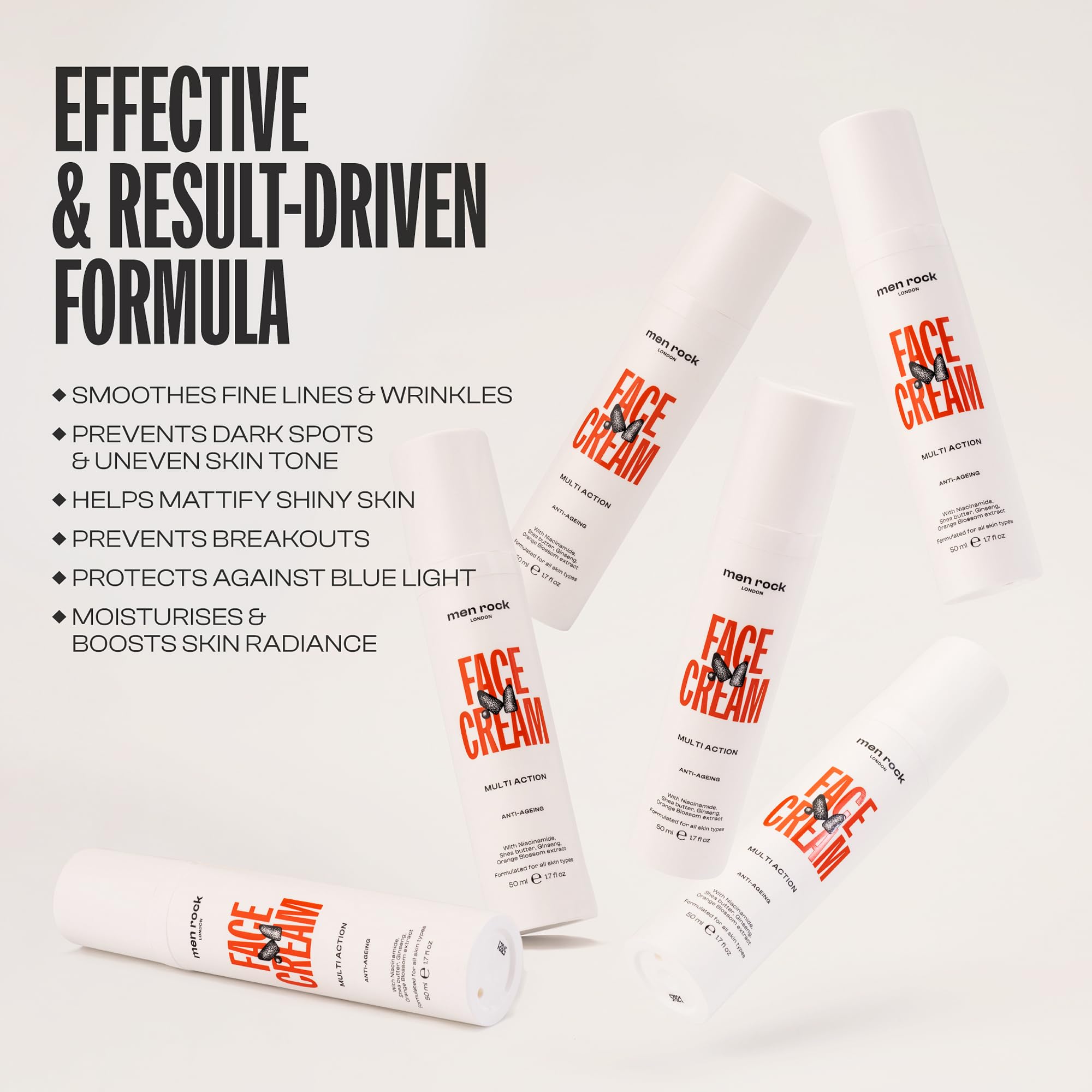 Amazon.com: Men Rock Face Cream Multi Action Anti-Ageing - Mens