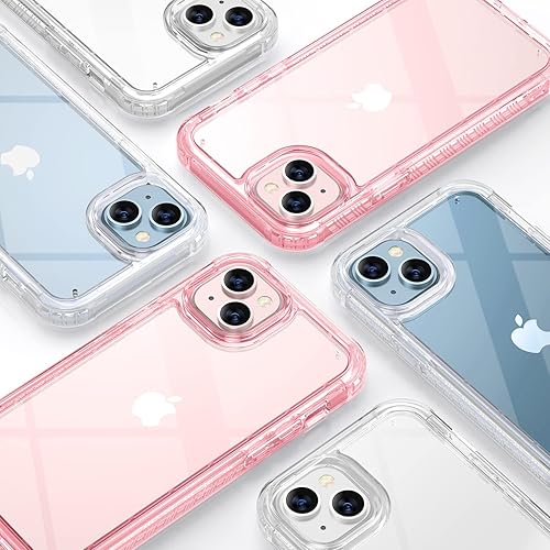 Miniatura 519 de Diaclara - Funda diseñada para iPhone 14 Pro Max, resistente, de cuerpo completo, con protector de pantalla sensible al tacto y antiarañazos + Blanco