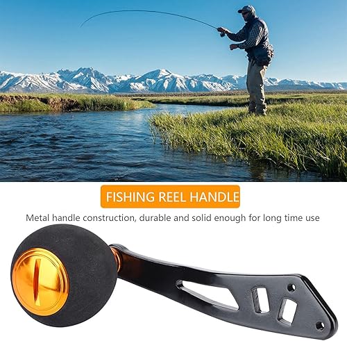 Miniatura 2 de Repuesto de mango de carrete de pesca, asas de carrete de pesca de metal, brazos mecedores, carrete de pesca, herramienta de reparación de pesca,