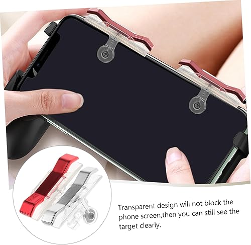 Miniatura 5 de KESYOO 2 Pares Comiendo Pollo Artefacto Mango Soporte de juego disparadores para teléfono artículos gratis teléfono móvil juego disparadores