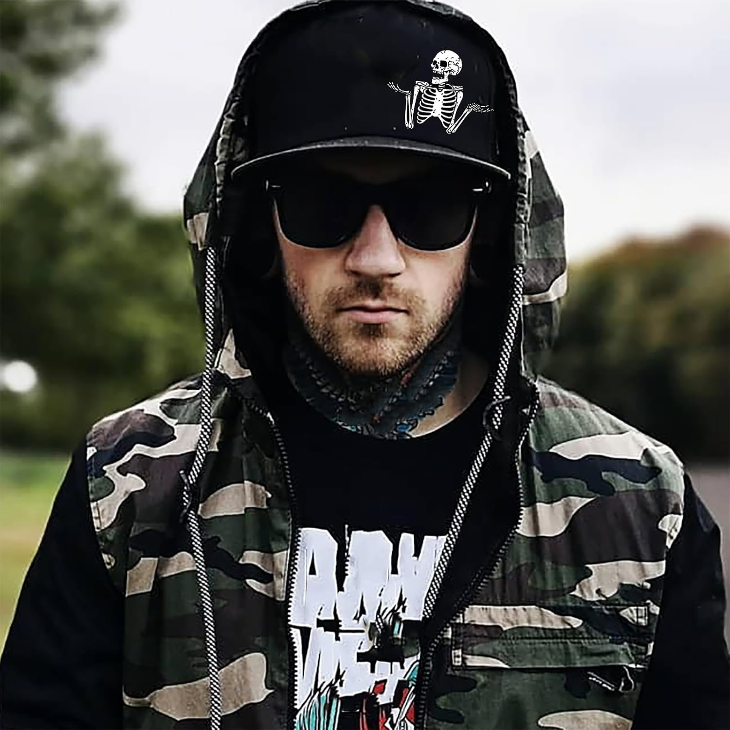 Flat Bill Hats for Men Snapback Hats for Men Baseball Cap for Men Black Snapback Women Fitting Hat - Image 4