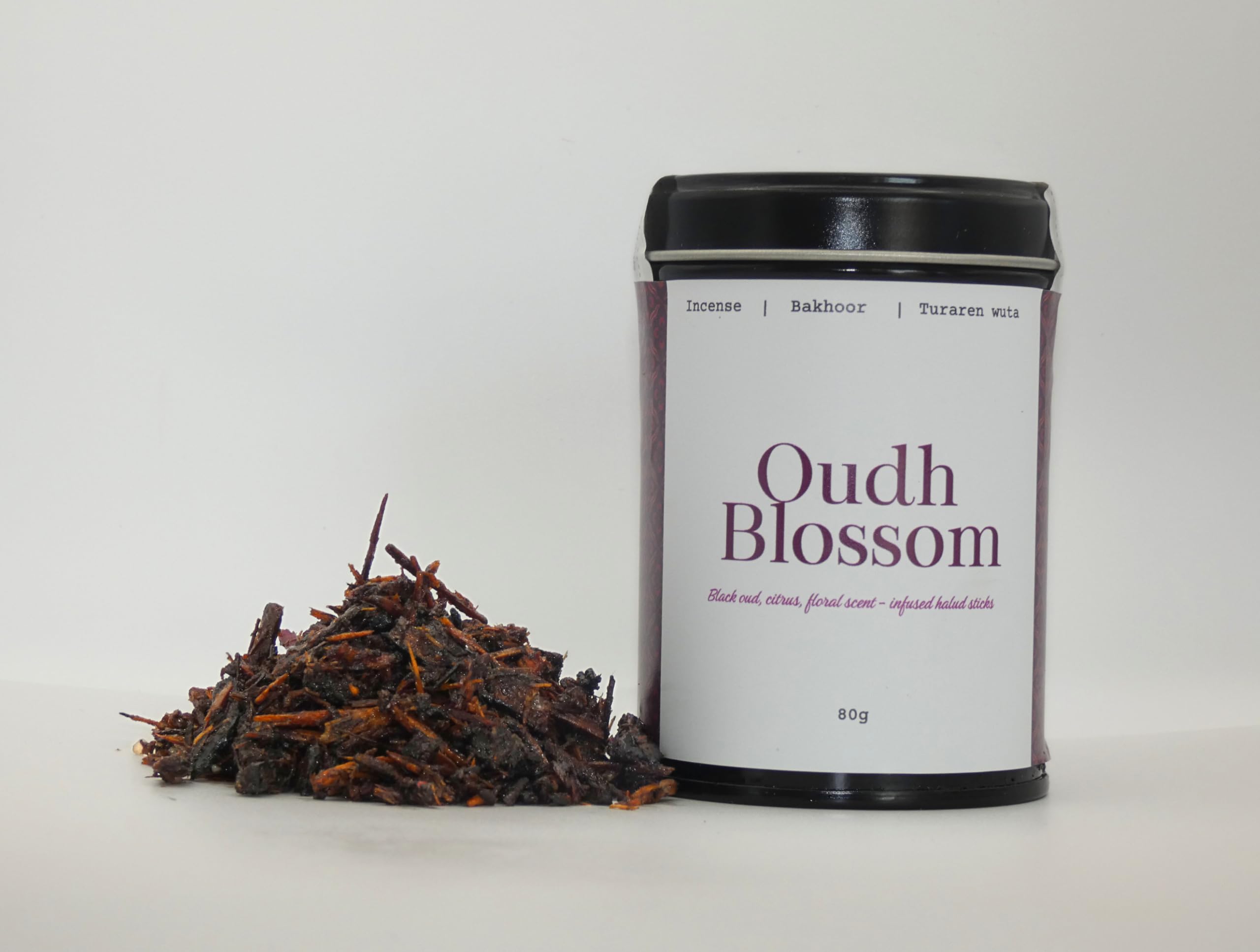 Blosh Scents Bakhoor | Floral Scent-infused Chips | 80g net weight | Home Fragrance | Turare Wuta (Oudh Blossom)