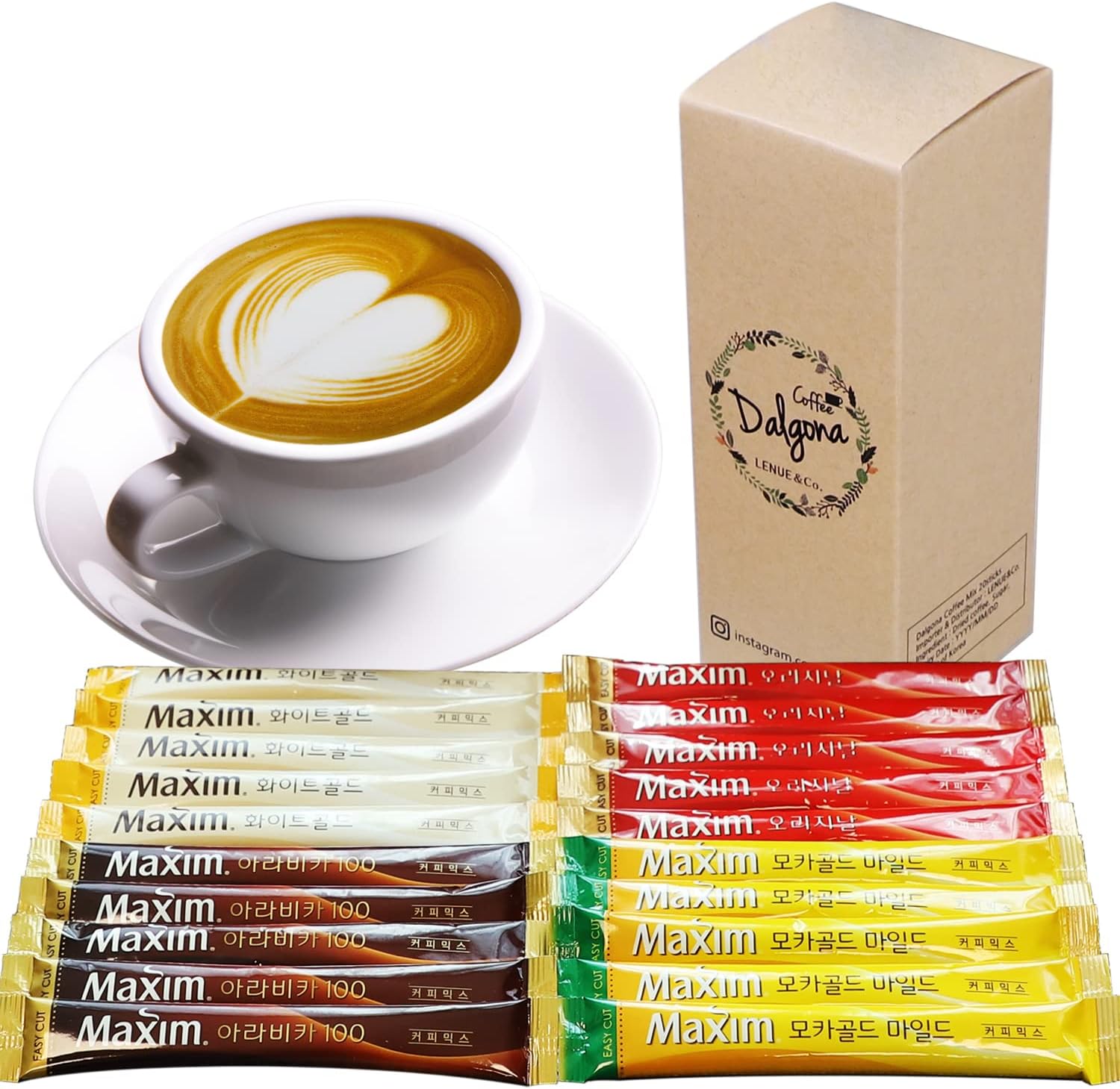 Korean Best Coffee - 3 in 1 Instant Coffee