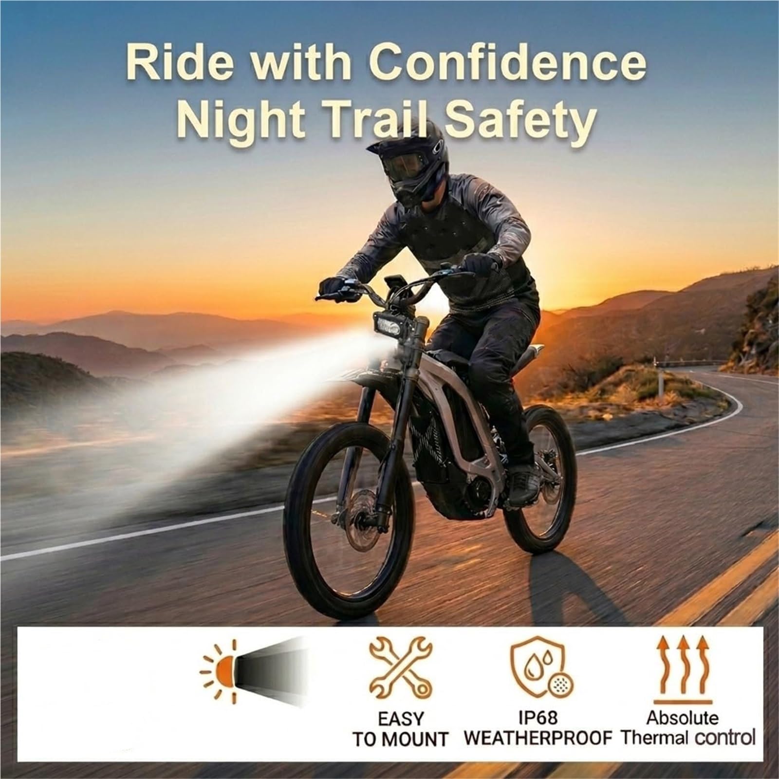 LED Fendinebbia Per Surron Per Ape Leggera Faro Moto