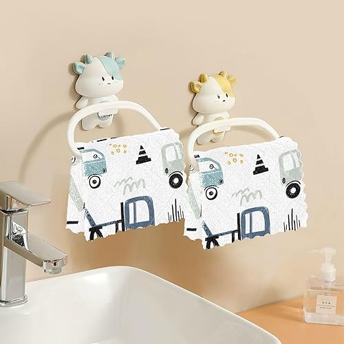 Miniatura 6 de FRODOTGV Truck Quality Decorative Microfiber Dish Towel Absorbent Set of 6 Flour Sack Kitchen Towels for Countertop Oven