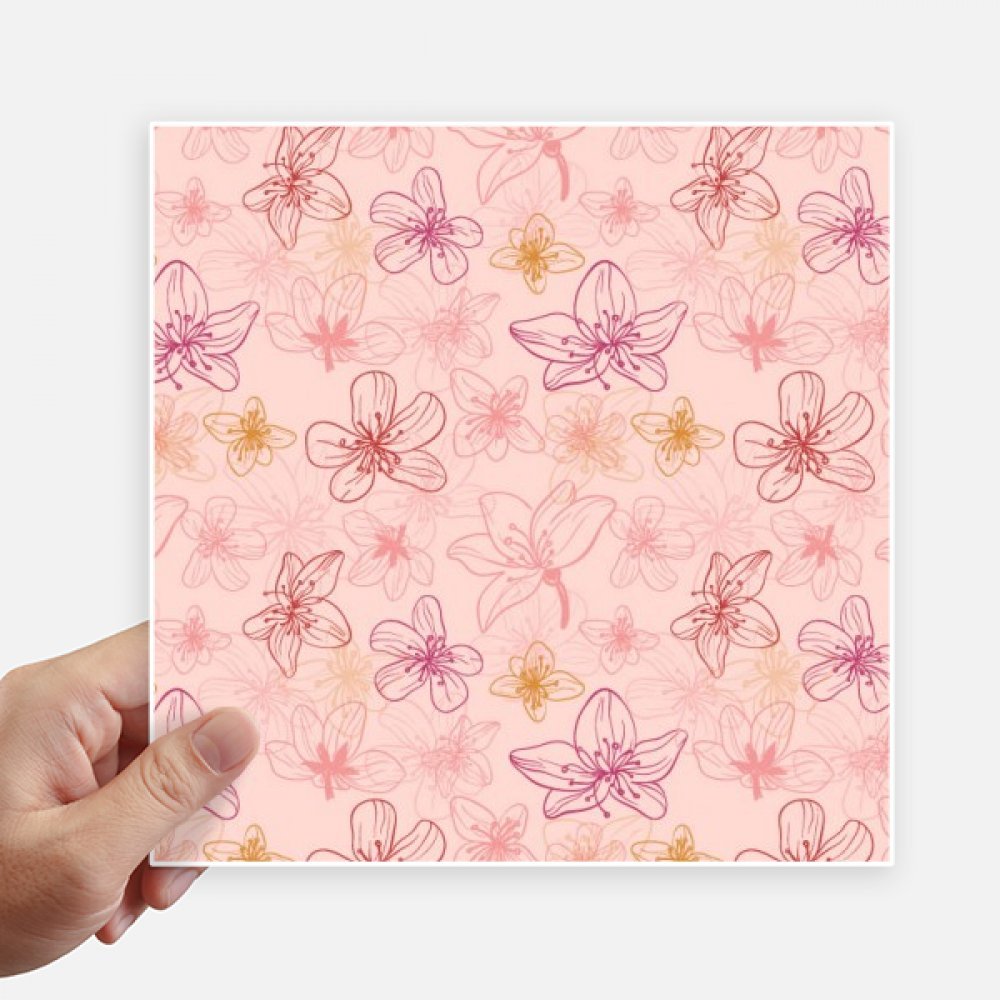 Sticker Japon culture rose pour personnaliser votre ordinateur et moto 20cm