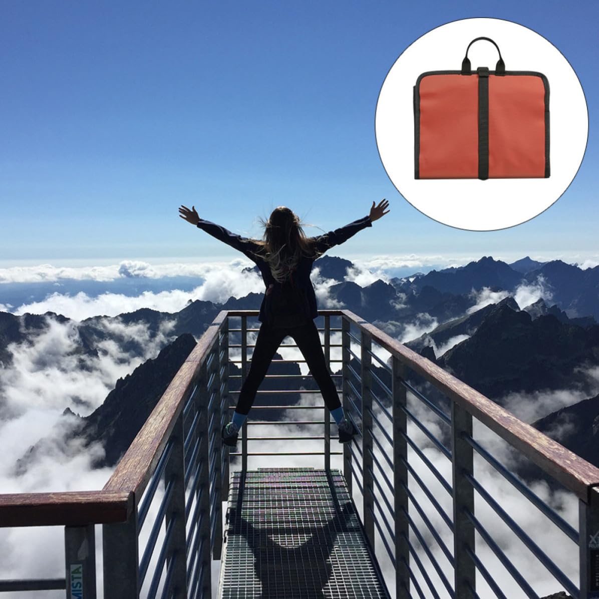 BETOOKY Borsa Arancia in per Attrezzatura Pieghevole Arrampicata Nylon | Antigraffio e Portatile, per Attrezzatura da Arrampicata, Soluzione Compatta per Viaggio e Ordine