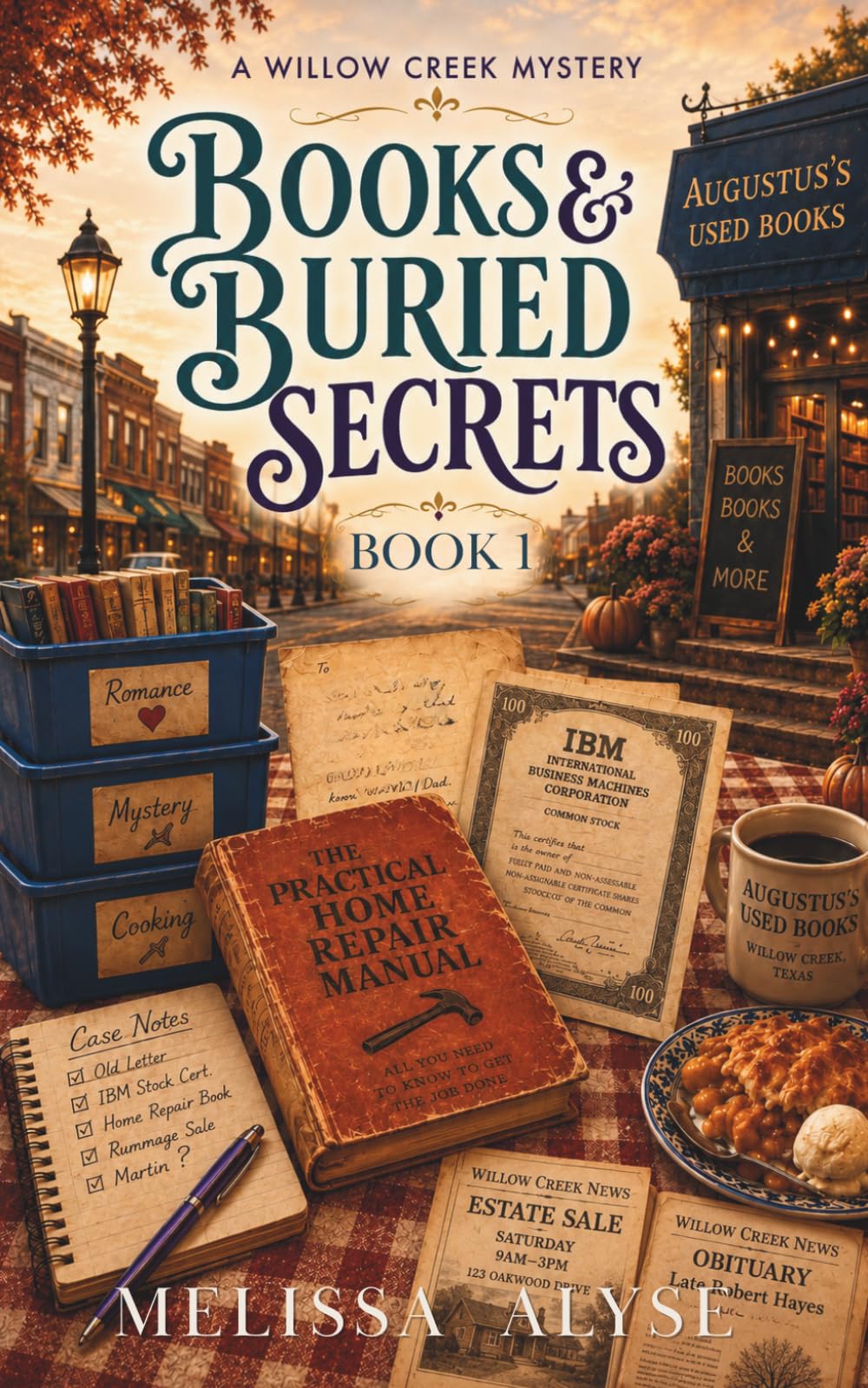 Books & Buried Secrets: A cozy, non-murder, faith-filled small-town mystery (The Willow Creek Mysteries)