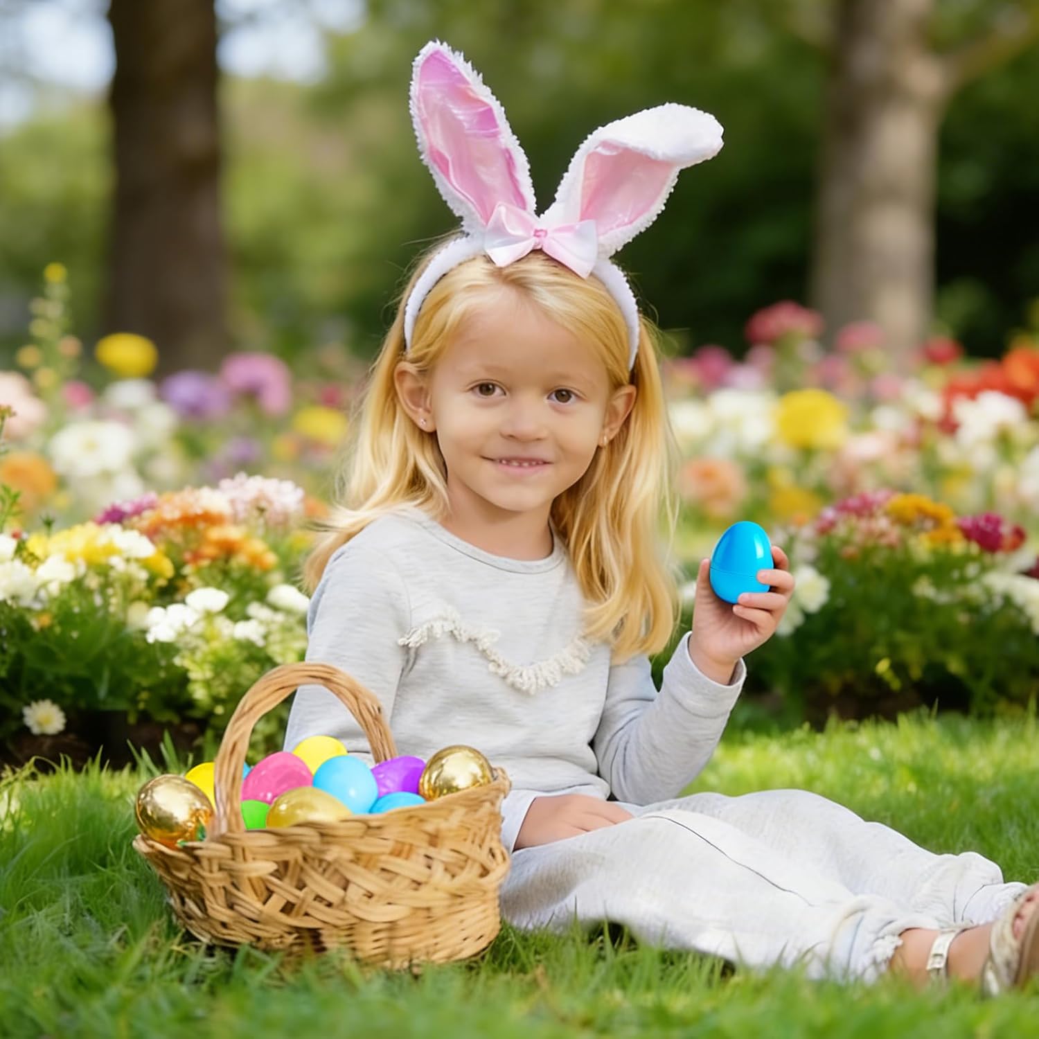 2000 Pcs Easter Eggs, 2.36" Bright Colors Plastic Easter Eggs Empty, Easter Themed, Basket Stuffers Fillers - Image 7