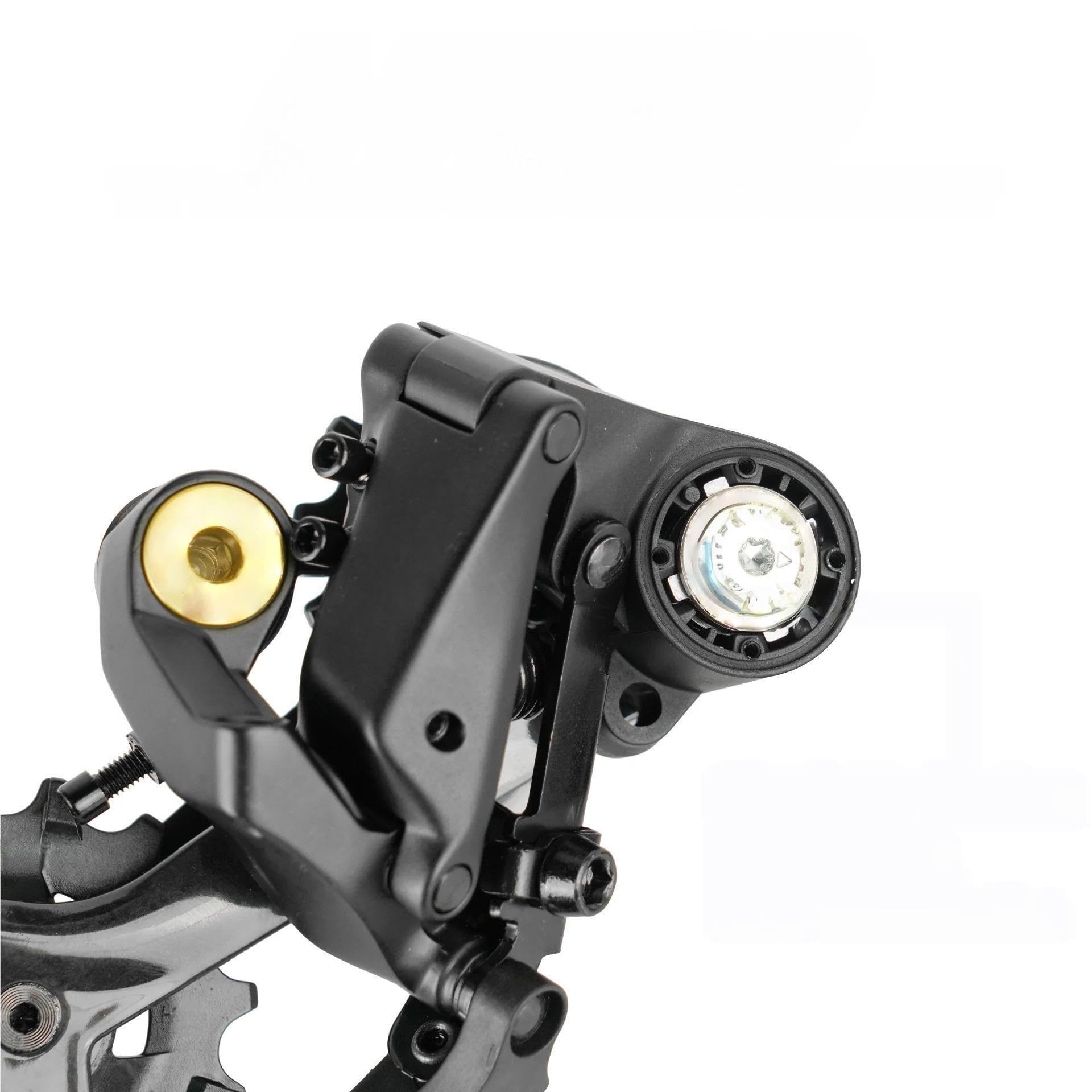 desviador de Bicicleta Cambio Trasero Speed ​​Shifter de Carbono con amortiguación estabilizada 12v Cambio Post