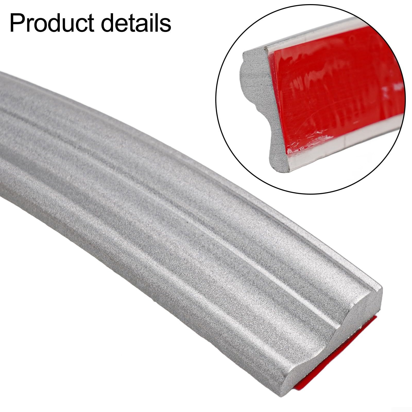 Kit de borde de marco de espejo 5M PVC Peel y borde de marco de espejo