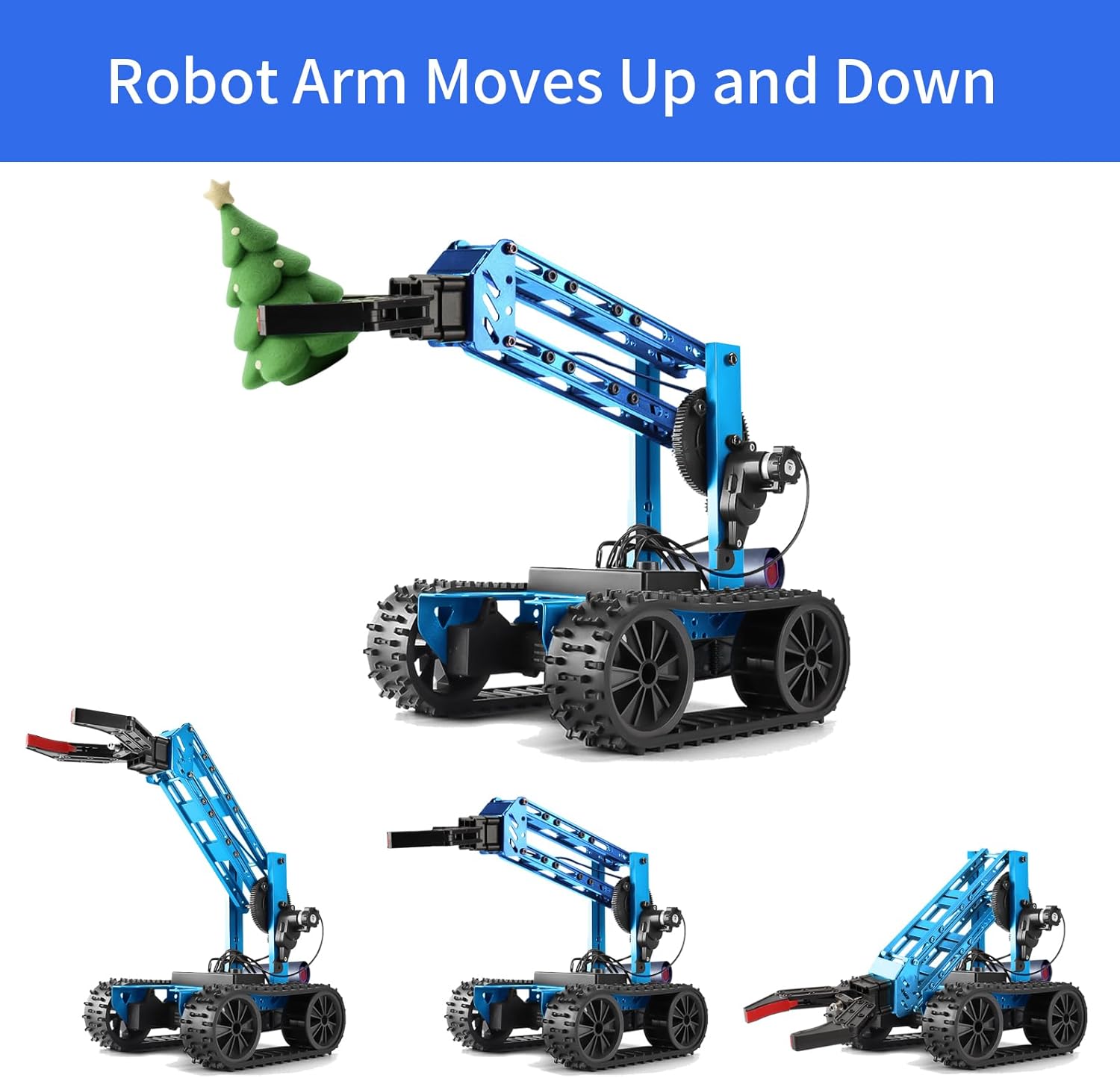 Robotic Arm Kit, STEM Toys Science Kits for Kids Age 8-12, Electronic Robot Arm for Boys & Girls to Learn Programming/Technology​​, STEM Building Toys for Beginners, Birthday Xmas Gifts for Teens